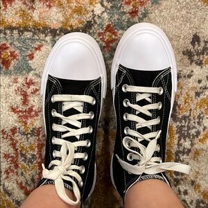 NOBO Black and White Women's Sneakers